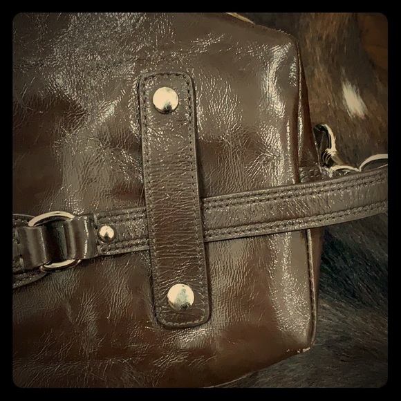 Coach Signature Purse, brown and tan - Picture 5 of 8